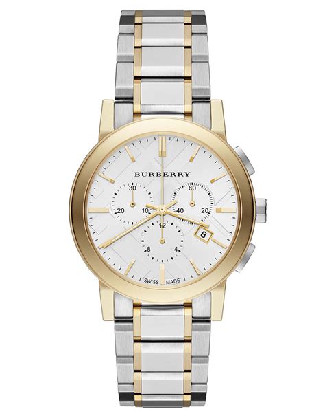 burberry the city silvertone chronograph watch|Burberry The City Watch .